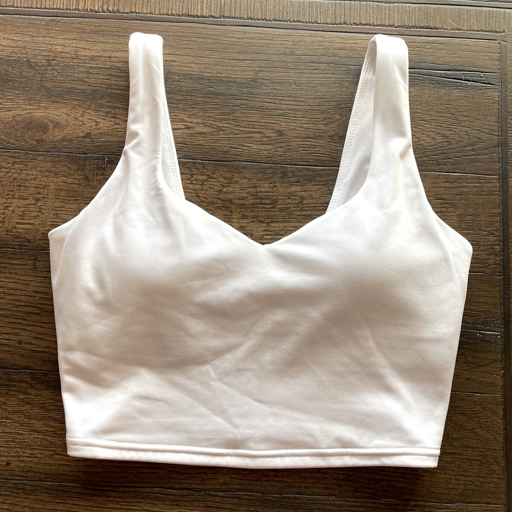 Cleo Harper White Cropped Bra/Top